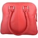 image 2 of London Leathergoods Womens Large Premium Soft Leather Travel / Work Hand Bag / Shoulder Bag | Red | Red