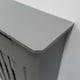 image 5 of Stylish MDF Grey Vertical Design Radiator Cover - Large