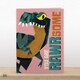 image 2 of You Are Rawrsome - Dinosaur Art Card By Paul Delaney