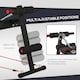 image 4 of HOMCOM Foldable Sit Up Bench 5-Level Adjustable Core Workout for Home Gym Black