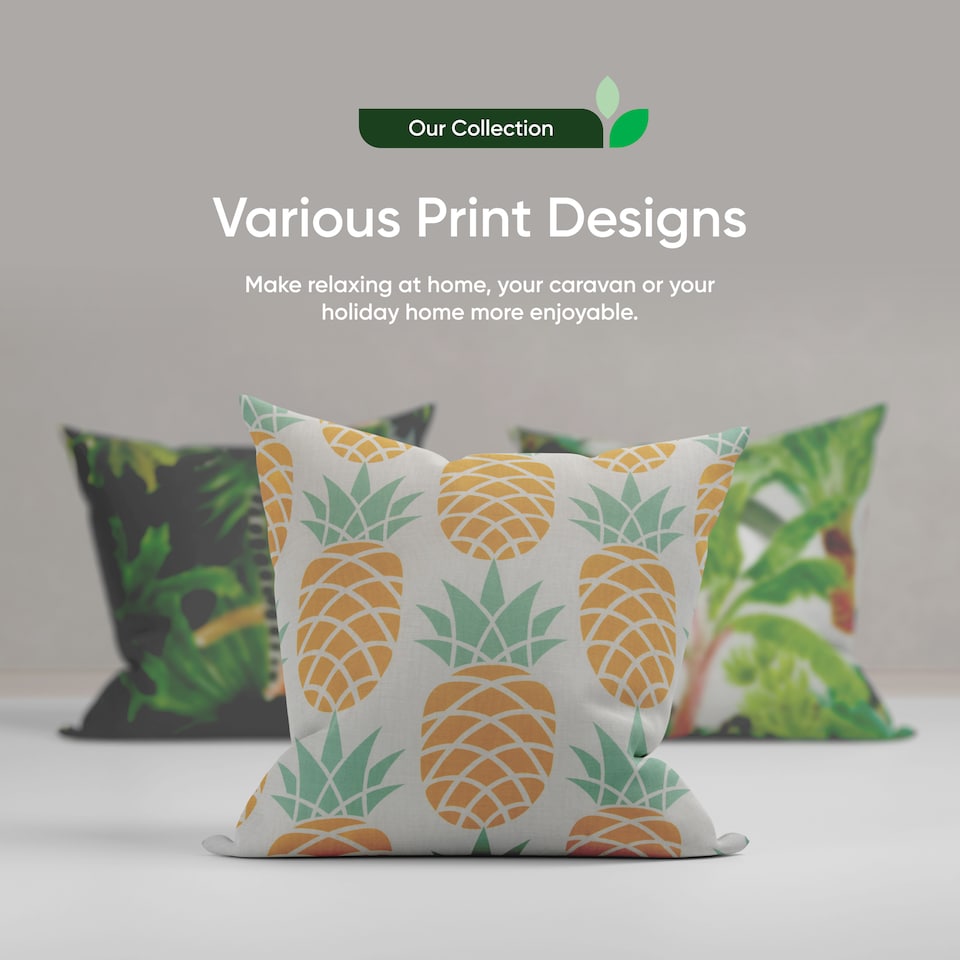 image 1 of Gardenwize Pink Parrot Scatter Cushions Outdoor (Pair