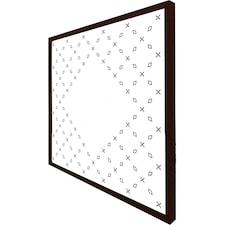 Crosses & diamonds (Picture Frame) Brown | L