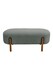 image 1 of Living and Home Contemporary Upholstered Bench | Grey