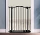 image 2 of Safetots Curved Top Safety Gate, 125cm - 134cm, Matt Black, Pressure Fit Stair Gate | Black