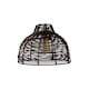 image 1 of ValueLights Lobster Wicker Rattan Brown Ceiling Pendant Light Shade | Brown