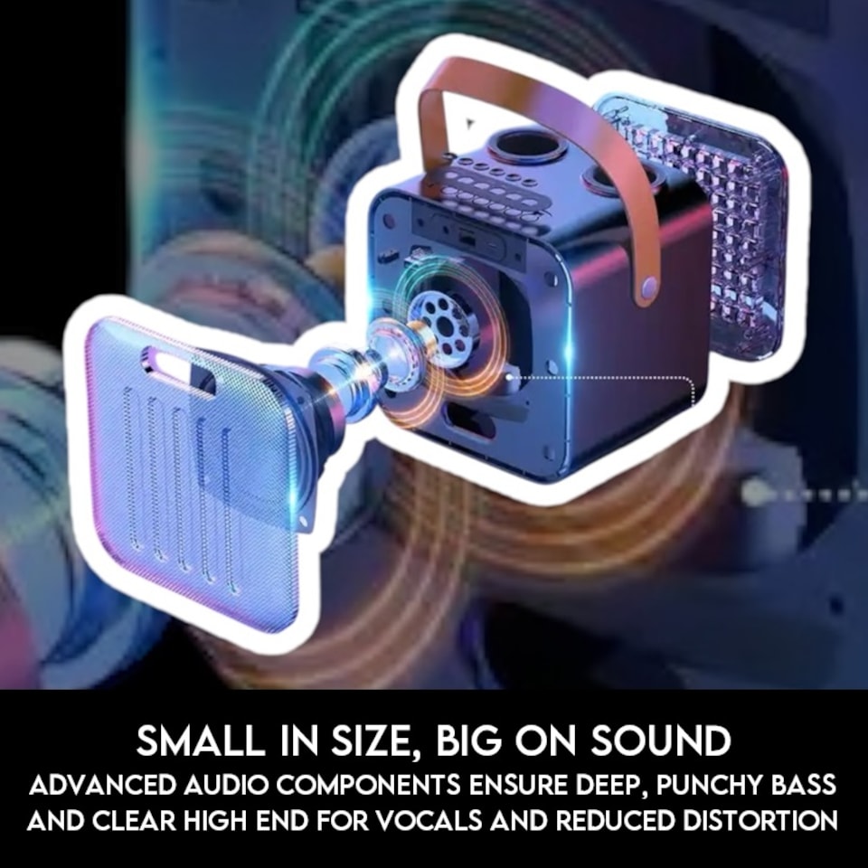 image 1 of Mr Entertainer Nano Compact Karaoke Machine