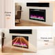 image 6 of COSTWAY Recessed/Wall-Mounted Fireplace 750W/1500W Black