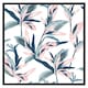 image 1 of Winter pink & blue flowers (Picture Frame) Black | XS