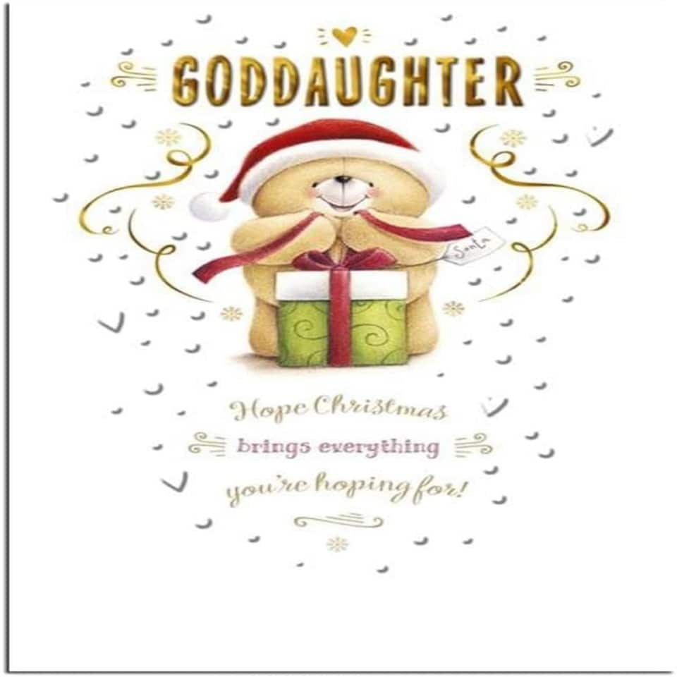 image 1 of Forever Friends Goddaughter Christmas Card