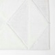 image 2 of Homescapes 100% Cotton White Bath Mat Tufted Geometric Design - 50 x 80 cm | White