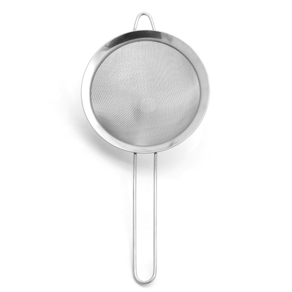 image 1 of Buckingham Stainless Steel Fine Mesh Conical Sieve Strainer 14 cm