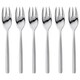 image 2 of Stellar Rochester Polished Set Of 6 Pastry Forks Gift Box Set