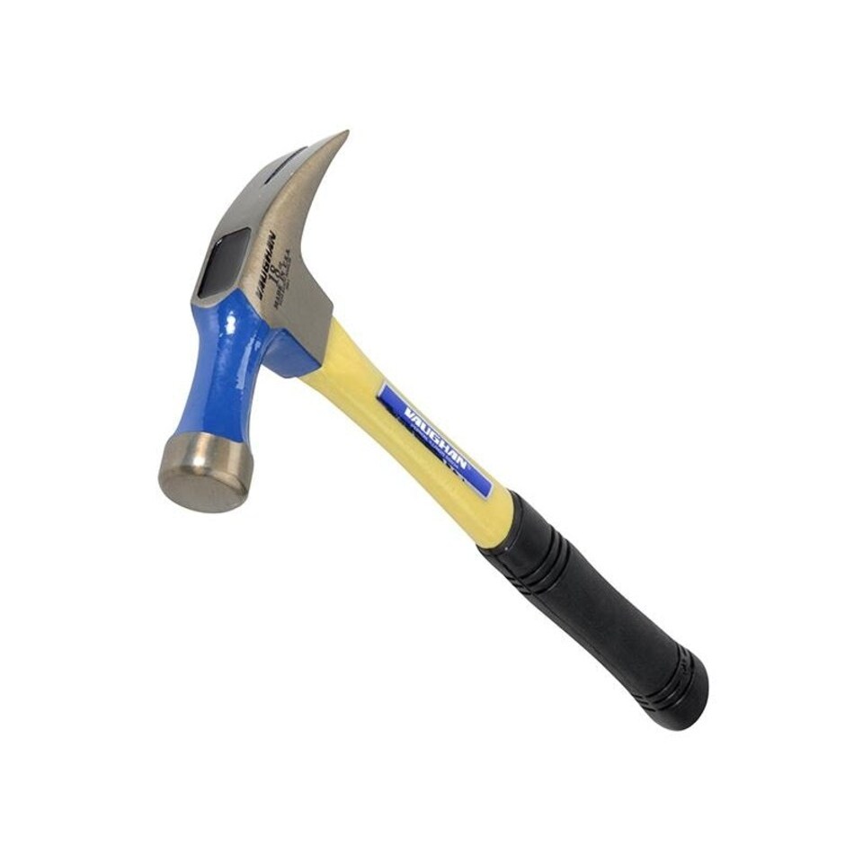 Vaughan E18f Electrician's Hammer Fibreglass Handle 510g (18oz) - Multi Colour - One Size