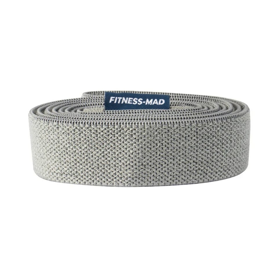 image 1 of Fitness Mad Fabric Loop Resistance Band | Grey | Grey | Medium | 1