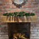 image 6 of 90cm Deluxe Snow Time Princess Green Garland Swag 108 Tips With 5 Pine Cones