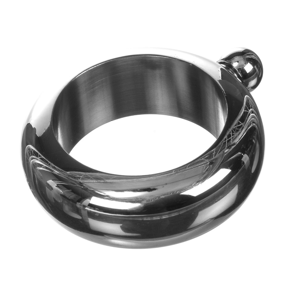 image 1 of Mixology Bangle Hip Flask Stainless Steel