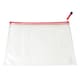 image 4 of Pack of 12 A4 Red Zip Strong Mesh Bags - Tough Waterproof Storage