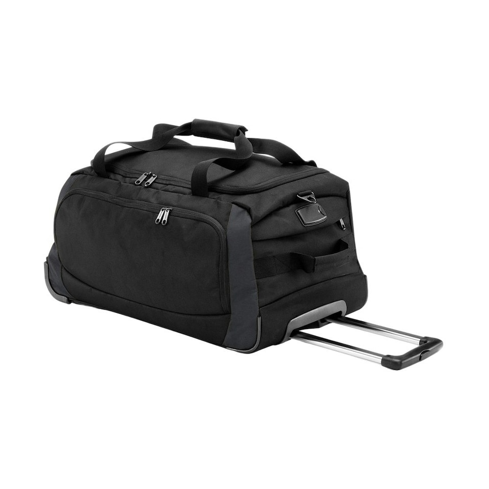image 1 of Quadra Tungsten Wheeled Duffel Bag - Black/Dark Graphite - One Size | Black | Medium