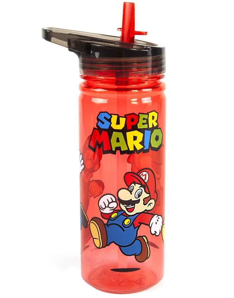 image 1 of Nintendo Super Mario Yoshi Kids Lunch Box Set | BPA-Free Water Bottle 580ML, Snack Pot & School Food Bag | Durable Plastic Containers for Daily Packed Lunches & Picnics