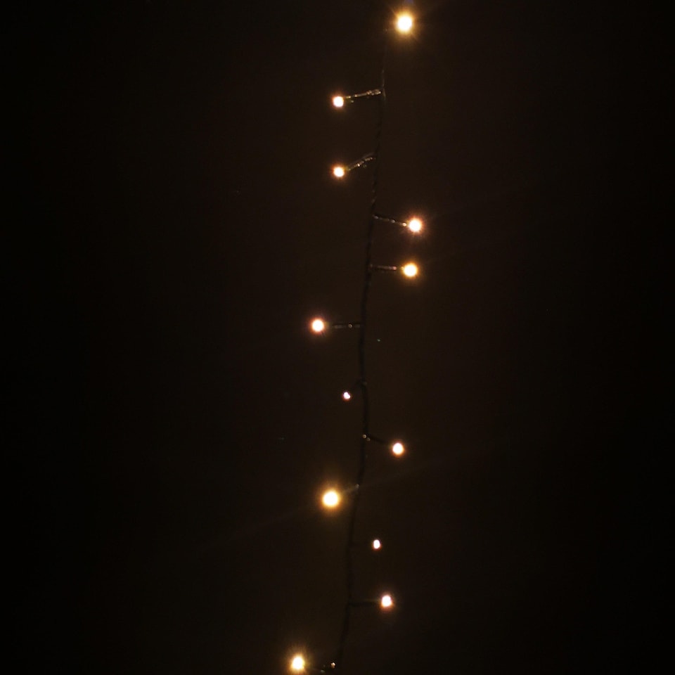 image 1 of 2000 LED 50m Indoor Outdoor Christmas Multi Function Mains Operated String Lights with Timer in Warm White | White | Warm White