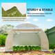 image 4 of Outsunny 4 x 3 x 2m Greenhouse Replacement Cover ONLY for Tunnel Greenhouse