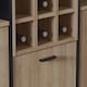 image 9 of High Rock Shelf Unit in Matt Black/Riviera Oak
