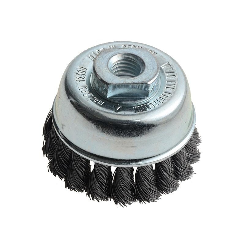 Lessmann Knot Cup Brush Multi Multi Colour 65 x M14 x 20 x 0.35 Wire 1