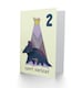 image 2 of Dinosaur Triceratops 2 Year Old Child Kids 2nd Birthday Card