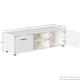 image 3 of Vida Designs Cosmo 2 Door TV Unit Entertainment Stand, 120cm, White | White | 1