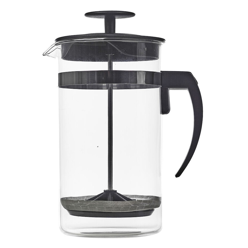 image 1 of 1L French Press Coffee Maker Machine - Cafetiere Plunger for Home Office Use