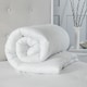 image 1 of Winter Extra Warm 15 Tog Microfibre Soft Like Down Duvet + 2 Pillows Non Allergenic Hollow Filling King White