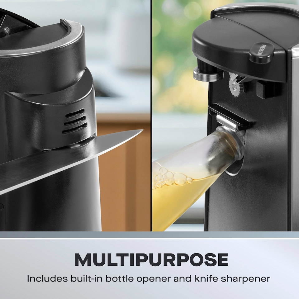 image 1 of Daewoo 3-in-1 Electric Can Opener Bottle Opener & Kitchen Knife Sharpener