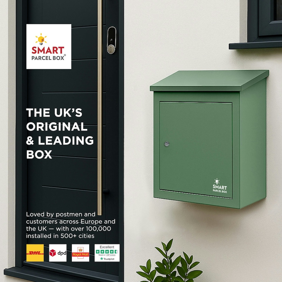 image 1 of SMART PARCEL BOX® Medium Front Access | Green | 1