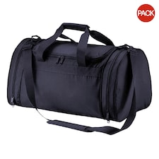 Quadra Sports Holdall Duffle Bag - 32 Litres (Pack of 2) - French Navy - One Size