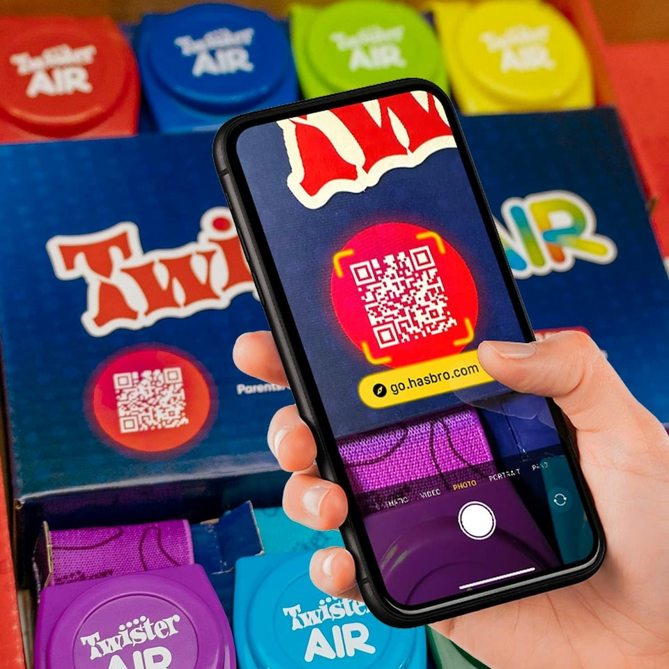 image 1 of Twister Air Party Game