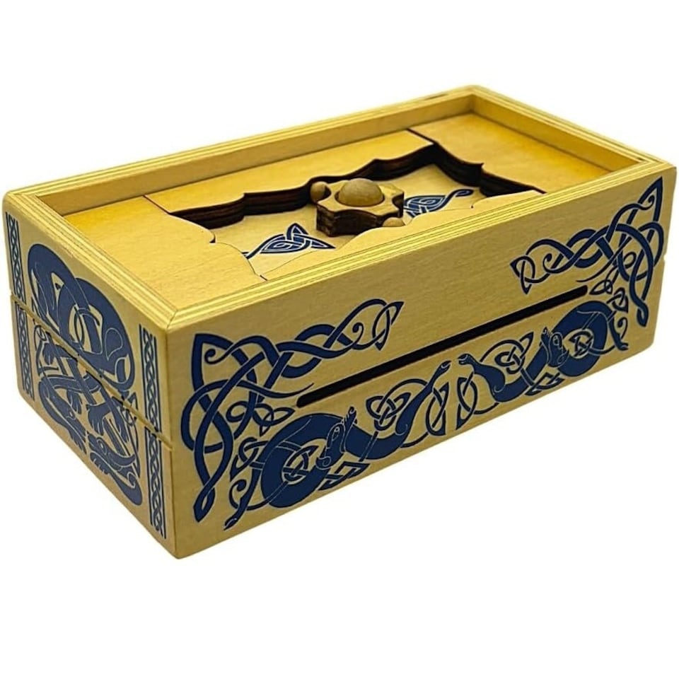 image 1 of True Genius Sea Chest Wooden Brainteaser Puzzle