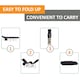 image 3 of Outsunny Single Portable Outdoor Military Sleeping Bed Camping Cot Black