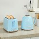 image 2 of HOMCOM Kettle and Toaster Set 1.7L Kettle & 2 Slice Toaster Set, Light Blue