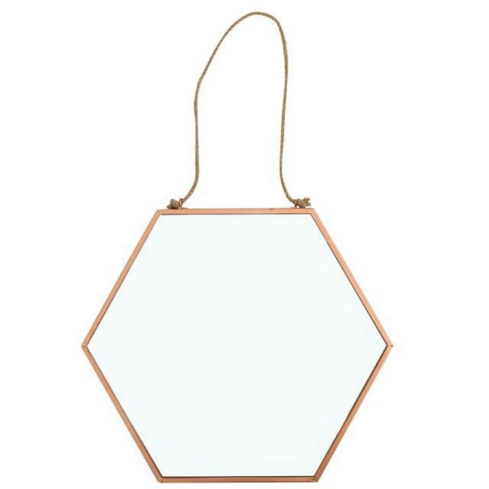 Something Different Geometric Mirror - Copper - Small Gold | Small