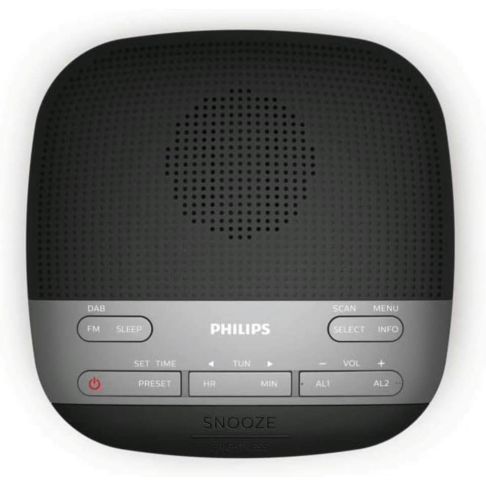 image 1 of Philips TAR3505 FM/DAB/DAB+ Radio Alarm Clock | Black
