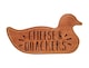 image 1 of Wooden Charcuterie Board - Cheese & Quackers