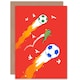 image 1 of Football Frog Kids Birthday Child Kids Card