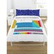 image 2 of Periodic Table Duvet Cover Set - White/Blue/Purple - Single White | Single