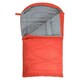 image 2 of Mountain Warehouse Summit 250 Square Sleeping Bag Insulated Two Way Zip Camp Bed Right Handed Zip - Long length (215cm) Orange | Burnt Orange