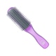 image 1 of Kent Brushes AirHedz Glo Half Round Detangling Brush in Purple