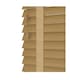 image 1 of 70cm Sahara Oak Faux Wood Venetian Blinds with Tapes (120cm Drop) | Brown | Brown