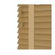 image 1 of 70cm Sahara Oak Faux Wood Venetian Blinds with Tapes (120cm Drop) | Brown | Brown