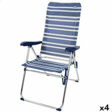Folding Chair Aktive Mykonos 47 x 108 x 66 cm (4 Units) N/A