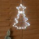 image 3 of ValueLights Christmas Tree White Outdoor Decorative Light