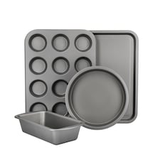 KitchenCraft Non-Stick Carbon Steel 4-Piece Bakeware Set